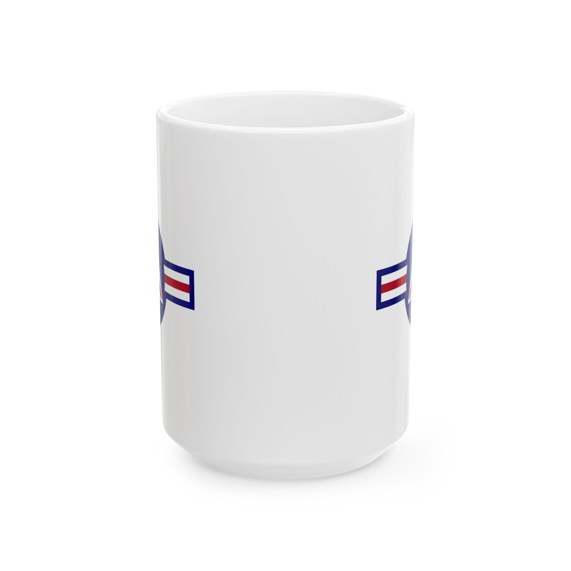 Civil Air Patrol Roundel Coffee Mug - Double Sided Print, White Ceramic, 15oz by TheGlassyLass.com