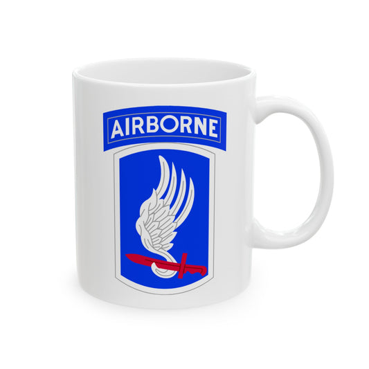 173rd Airborne Brigade Seal Coffee Mug - Double Sided Print, White Ceramic, 11oz by TheGlassyLass.com