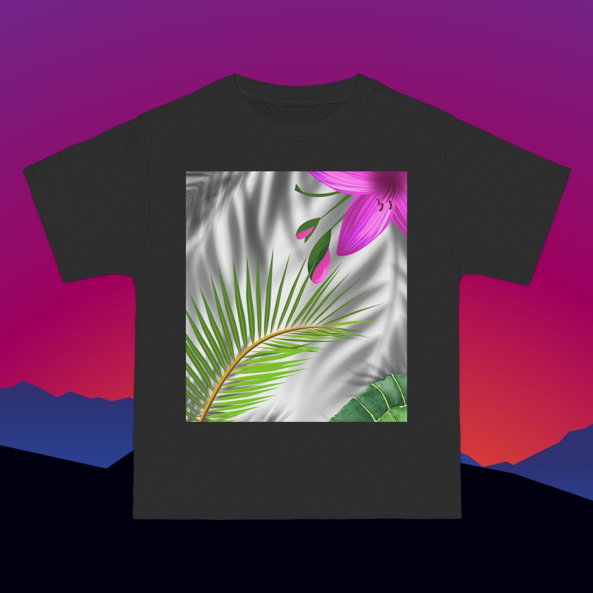 Paradise Found T-Shirt: (Hanes Beefy-T 100% Preshrunk Cotton Custom Printed by TheGlassyLass.com