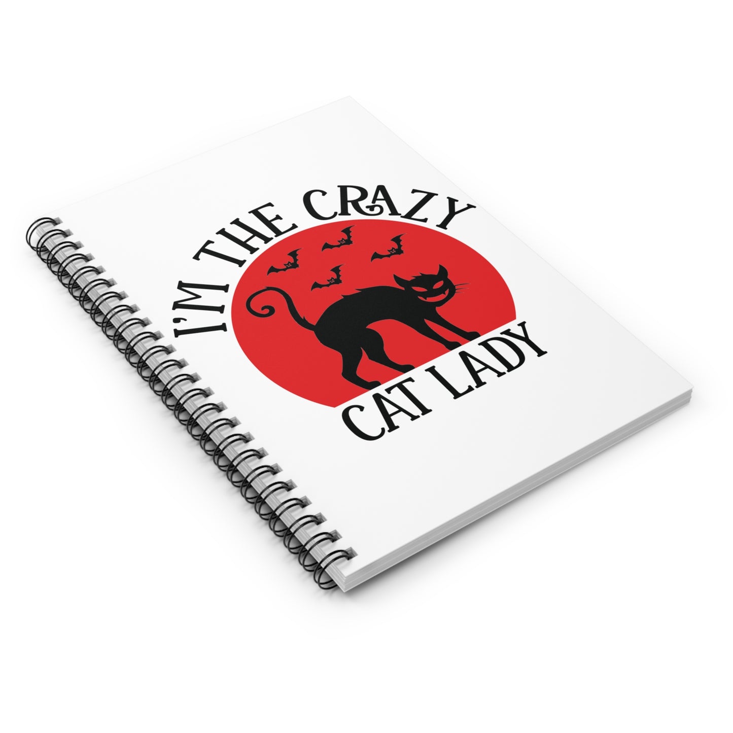 Crazy Cat Lady: Spiral Notebook - Log Books - Journals - Diaries - and More Custom Printed by TheGlassyLass