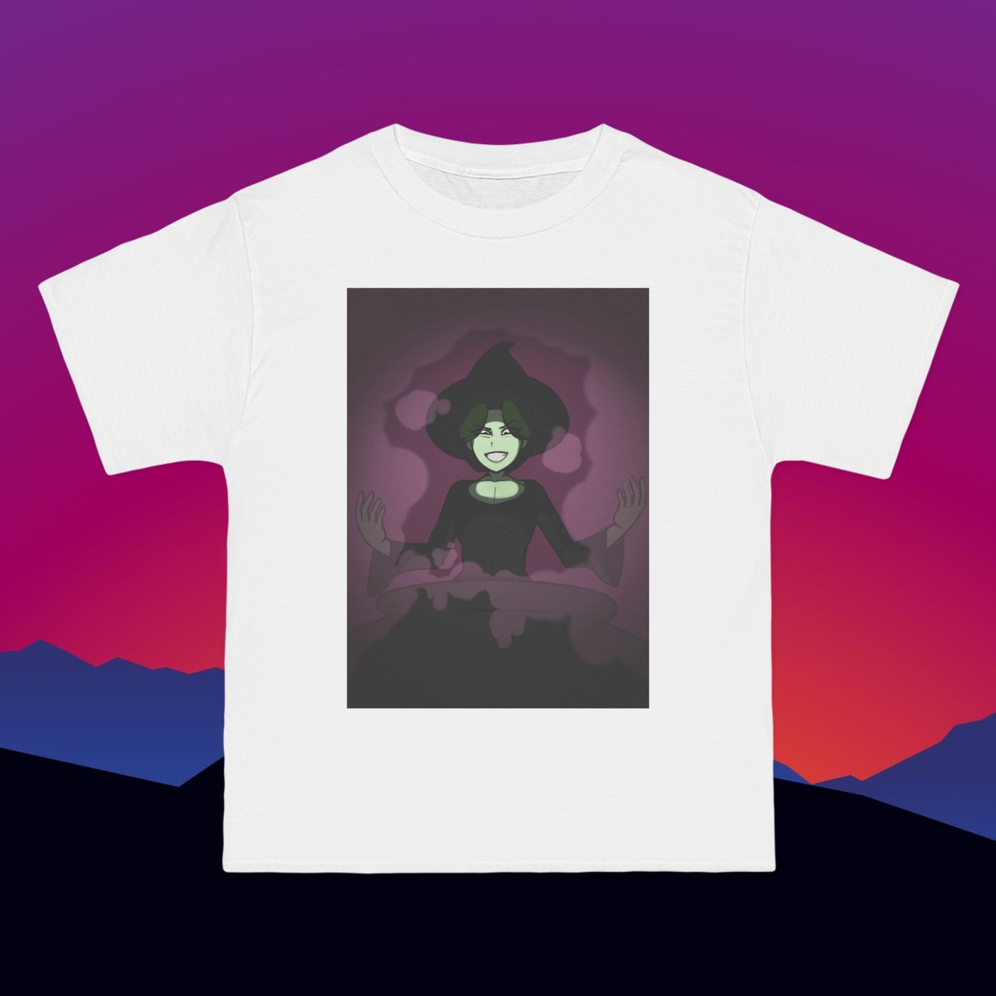 Witch's Brew T-Shirt: (Hanes Beefy-T 100% Preshrunk Cotton) Custom Printed by TheGlassyLass.com