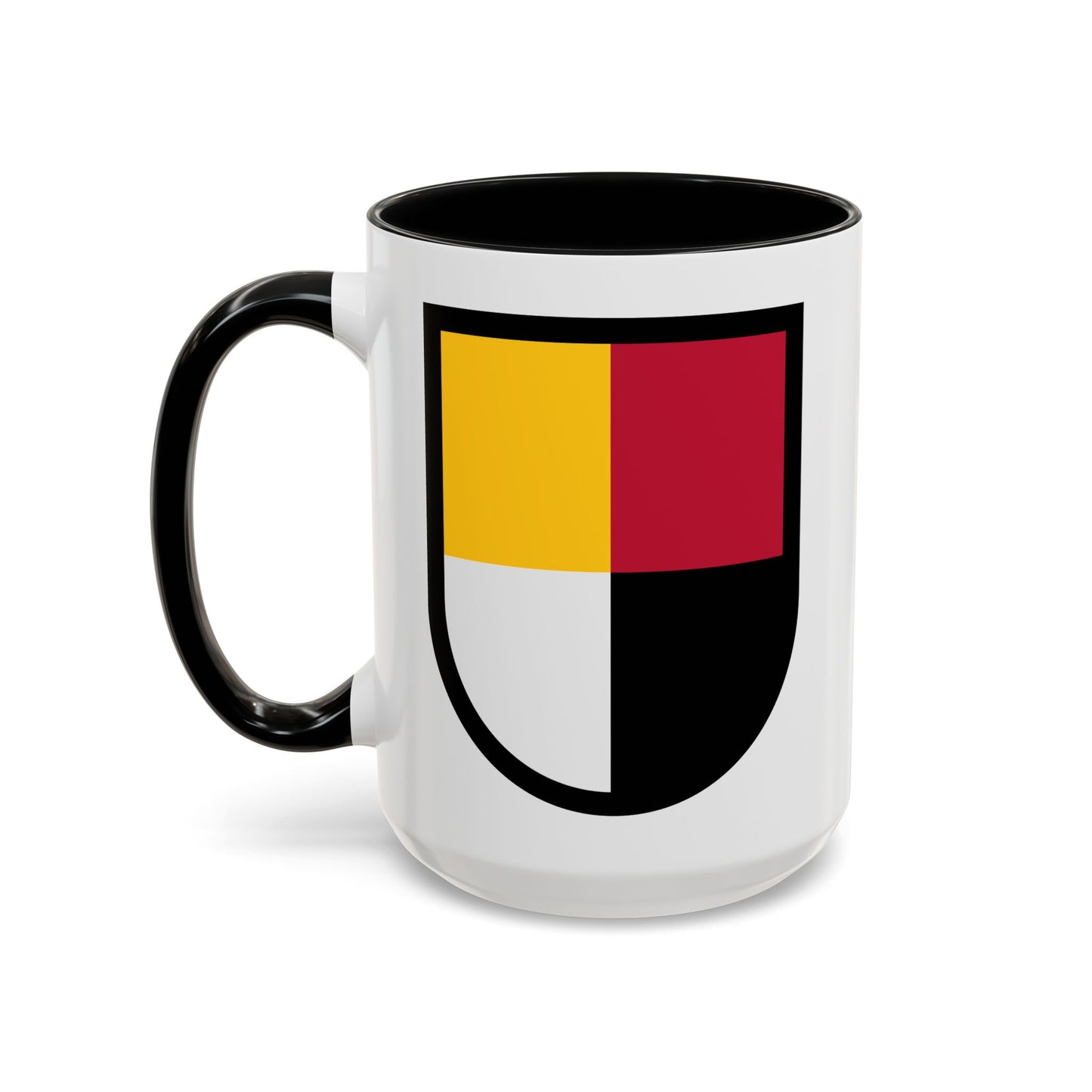 3rd Special Forces Beret Flash Coffee Mug - Double Sided Print, Black Accent White Ceramic, 15oz by TheGlassyLass.com