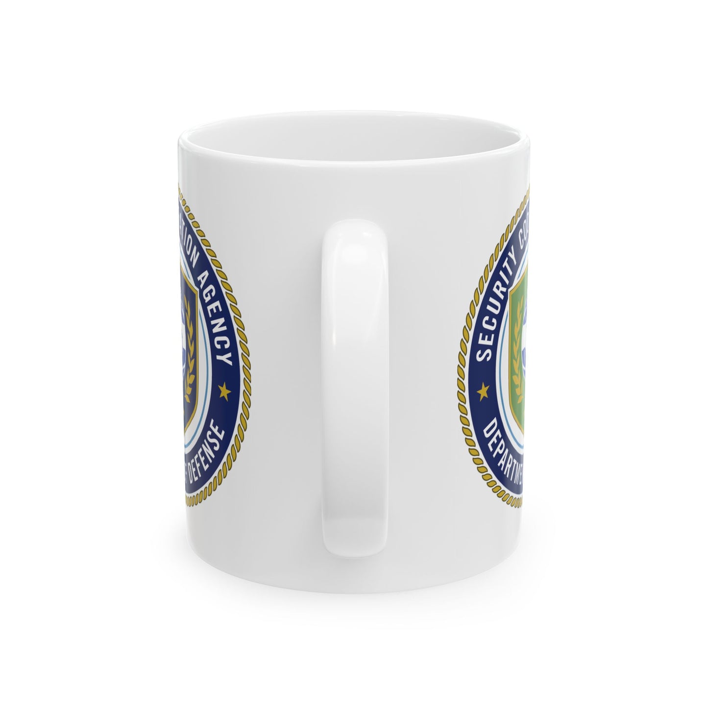 Defense Security Cooperation Agency Coffee Mug - Double Sided Print, White Ceramic, 11oz by TheGlassyLass.com