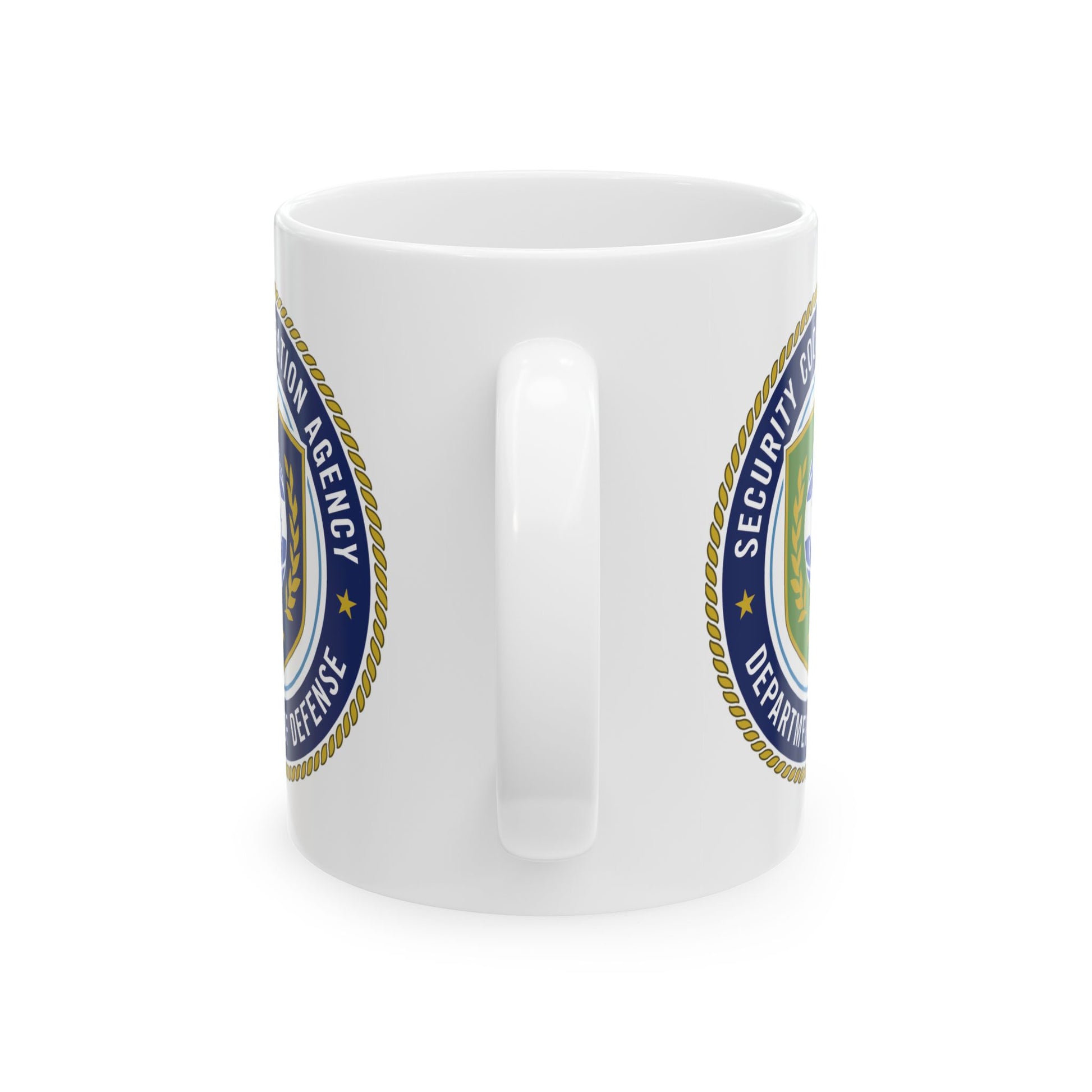 Defense Security Cooperation Agency Coffee Mug - Double Sided Print, White Ceramic, 11oz by TheGlassyLass.com