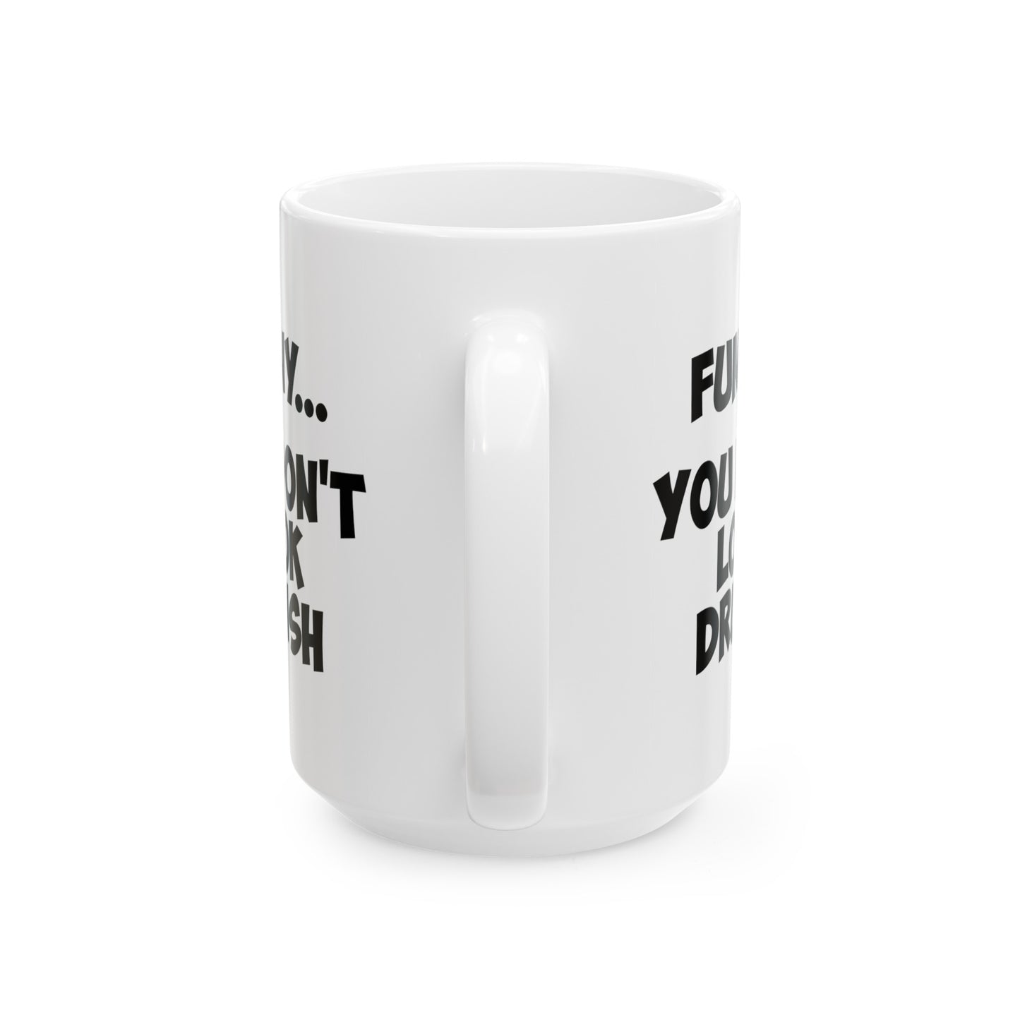 Druish Princess Coffee Mug - Double Sided White Ceramic 15oz by TheGlassyLass.com