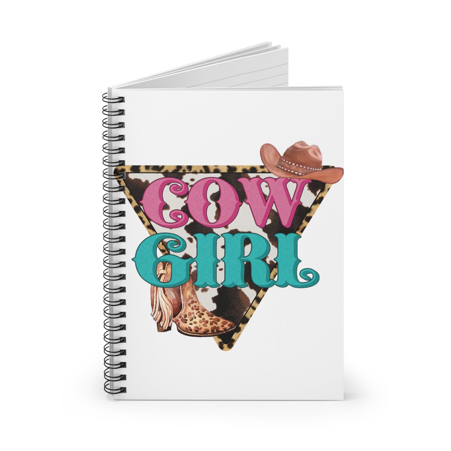 Cowgirl: Spiral Notebook - Log Books - Journals - Diaries - and More Custom Printed by TheGlassyLass