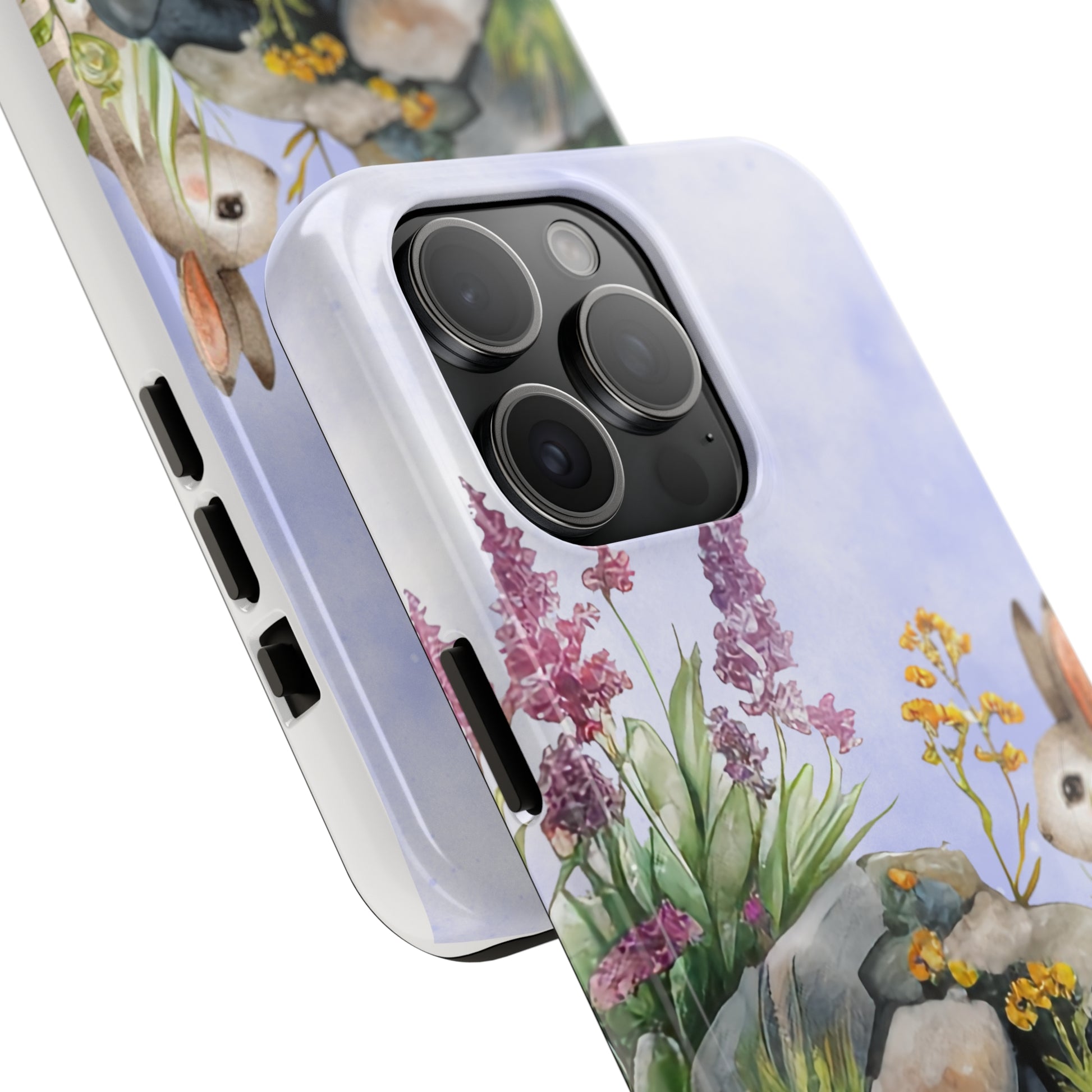 Mr & Mrs Bunny: iPhone Tough Case Design - Wireless Charging - Superior Protection - Original Designs by TheGlassyLass.com