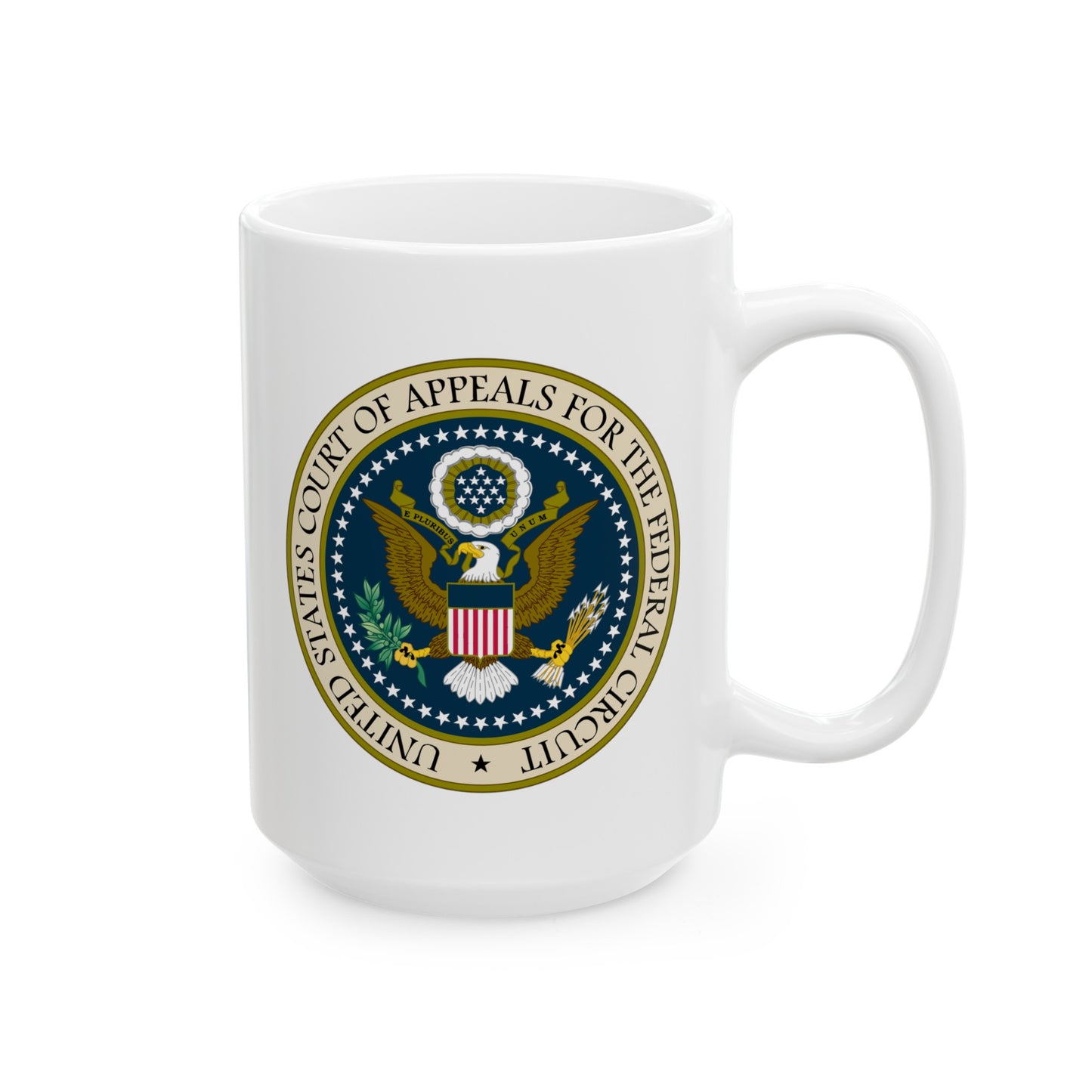 US Court of Appeals Coffee Mug - Double Sided White Ceramic 15oz by TheGlassyLass.com