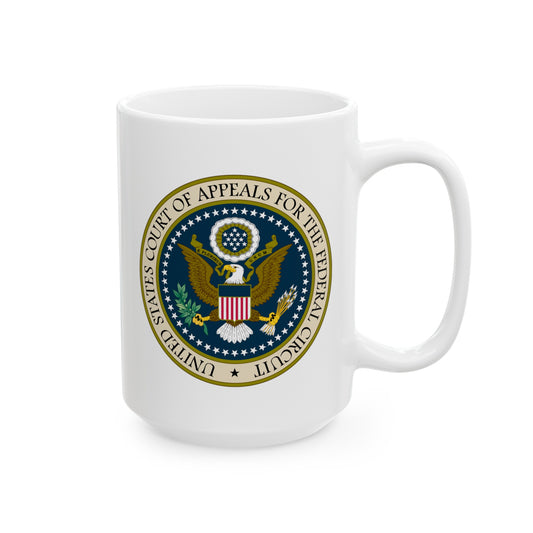 US Court of Appeals Coffee Mug - Double Sided White Ceramic 15oz by TheGlassyLass.com