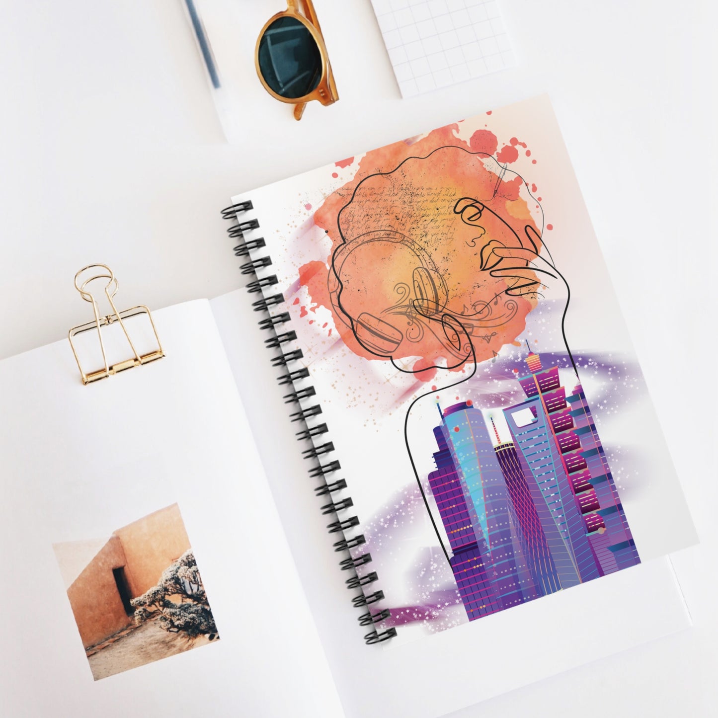 Balancing Life: Spiral Notebook - Log Books - Journals - Diaries - and More Custom Printed by TheGlassyLass
