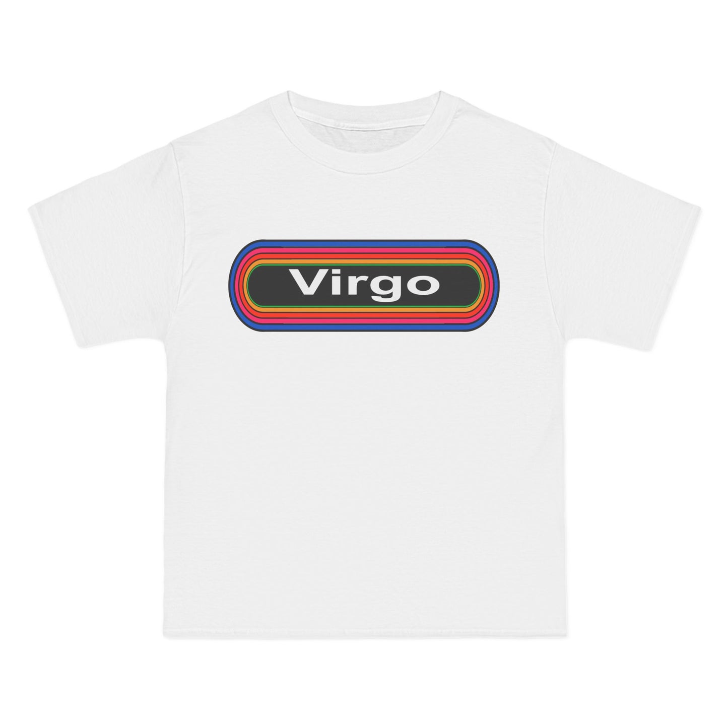 Virgo Zodiac T-Shirt: (Hanes Beefy-T 100% Preshrunk Cotton Custom Printed by TheGlassyLass.com