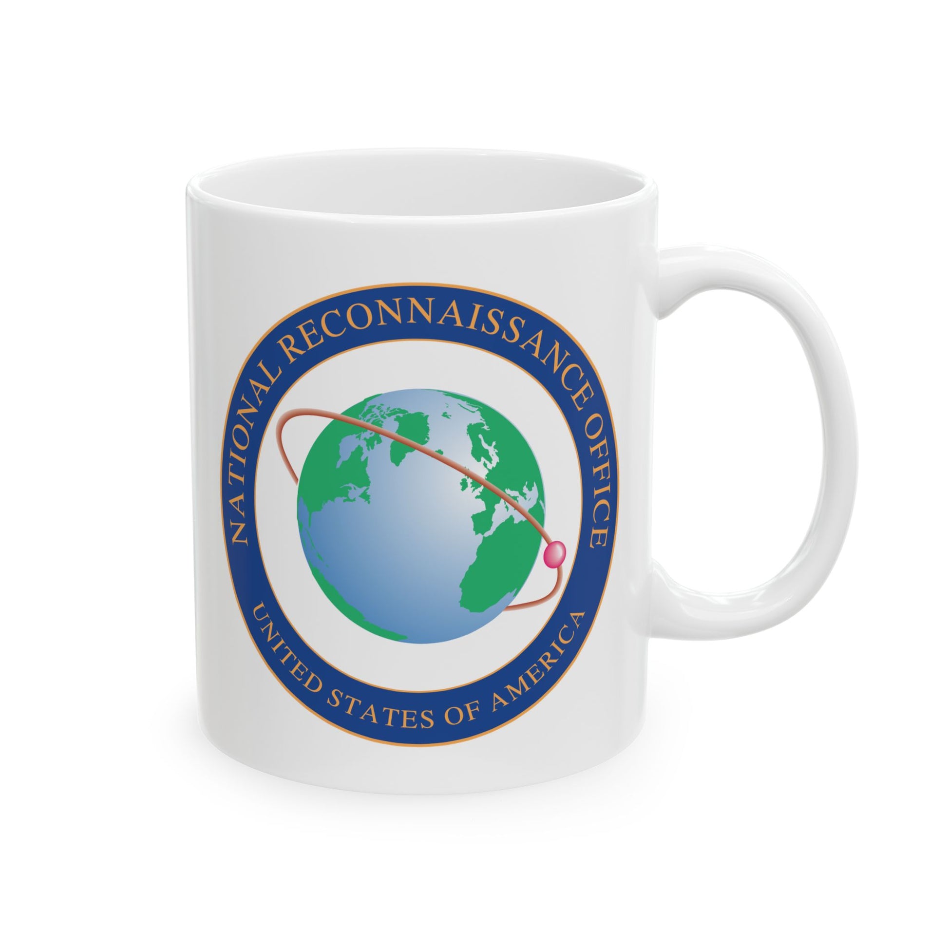 United States National Reconnaissance Office Coffee Mug - Double Sided White Ceramic 11oz by TheGlassyLass.com