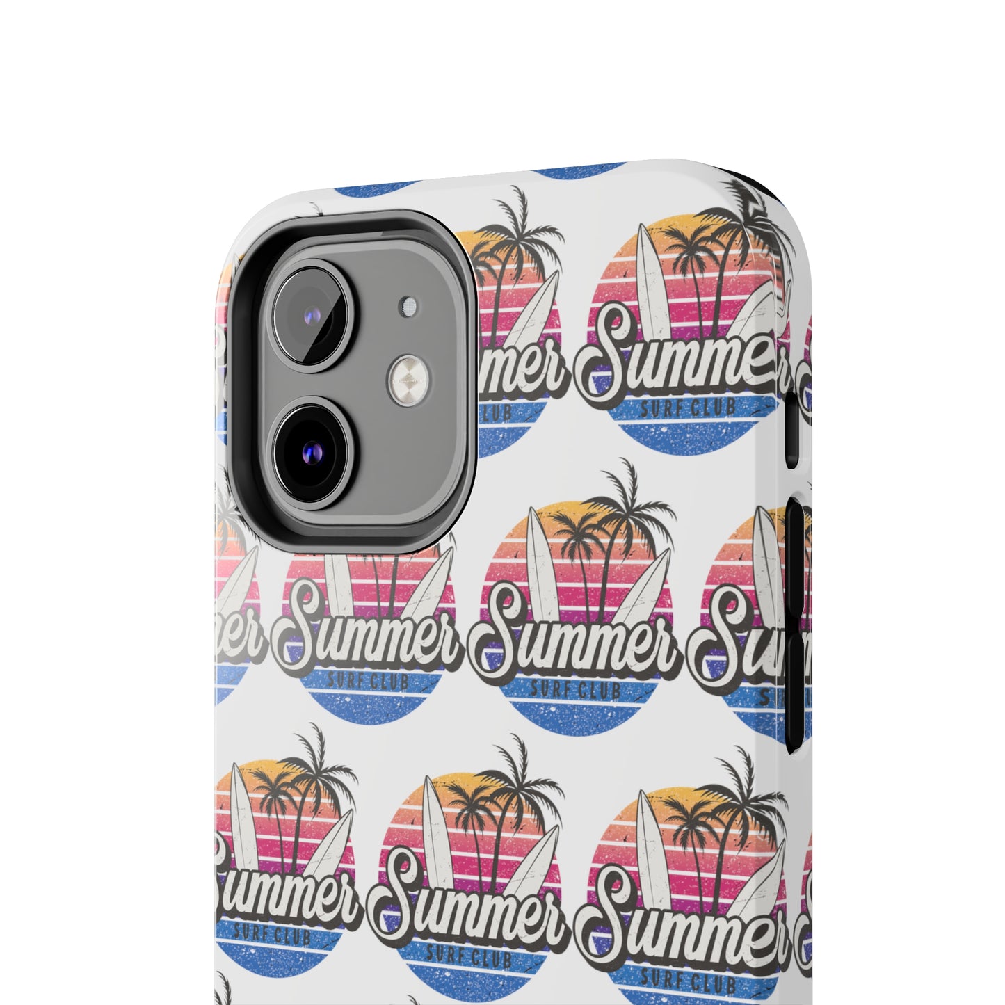 Summer Surf Club: iPhone Tough Case Design - Wireless Charging - Superior Protection - Original Designs by TheGlassyLass.com