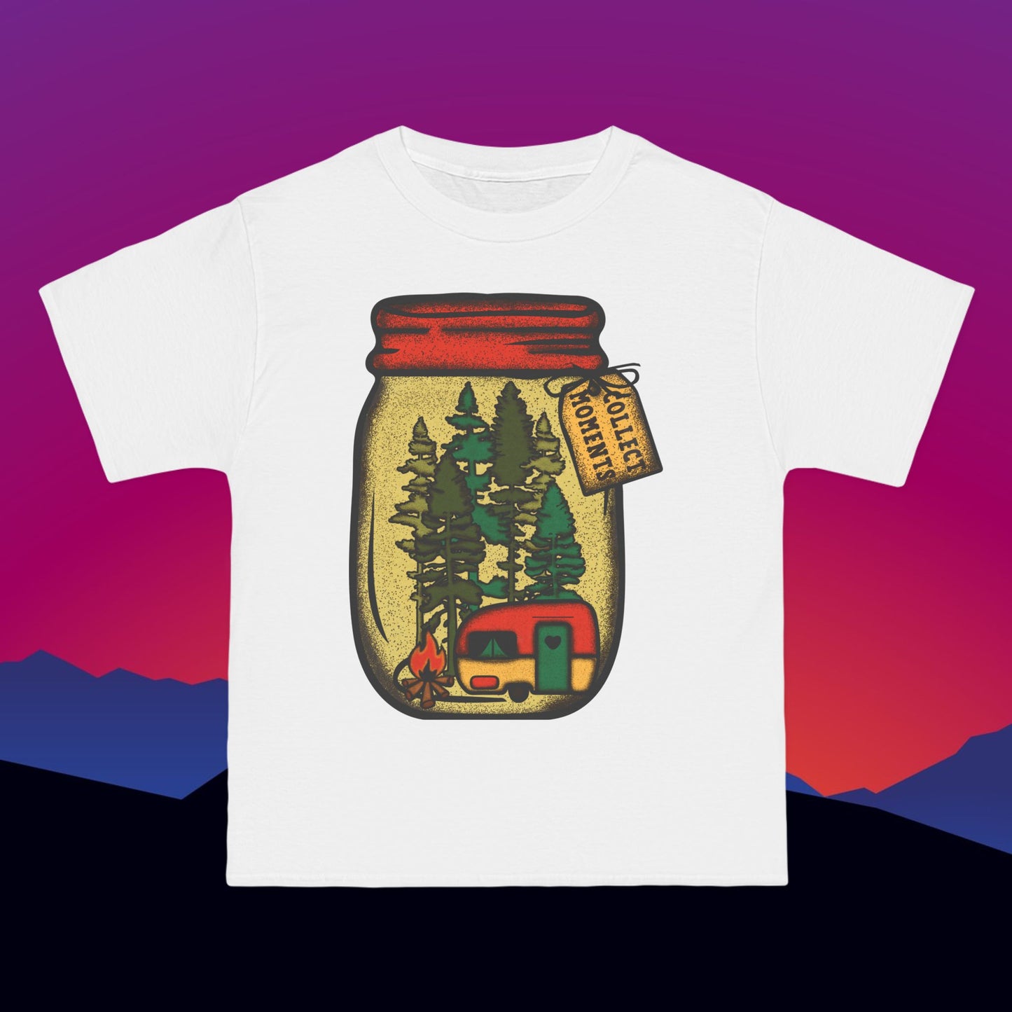 Memories Jar T-Shirt: (Hanes Beefy-T 100% Preshrunk Cotton) Custom Printed by TheGlassyLass.com