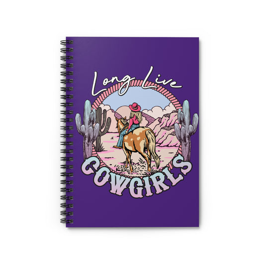 Long Live Cowgirls: Spiral Notebook - Log Books - Journals - Diaries - and More Custom Printed by TheGlassyLass
