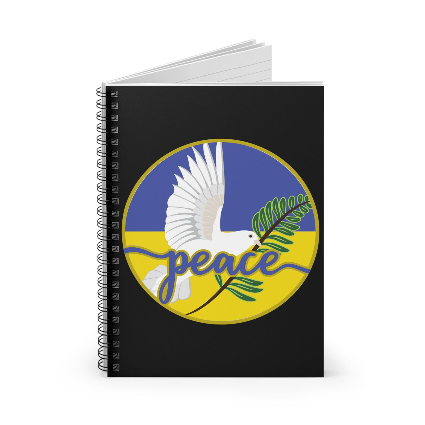 Peace Dove: Spiral Notebook - Log Books - Journals - Diaries - and More Custom Printed by TheGlassyLass