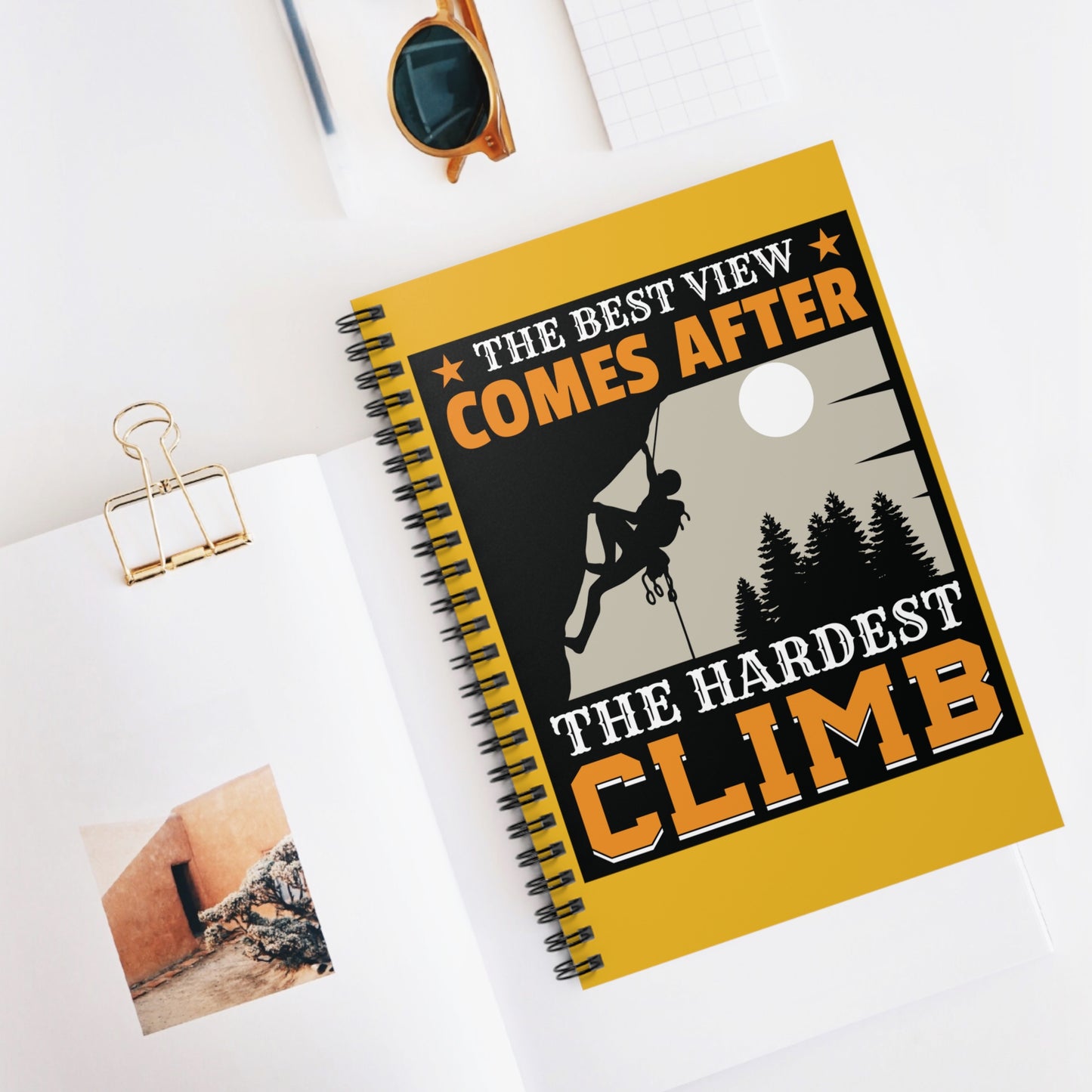 Best Views: Spiral Notebook - Log Books - Journals - Diaries - and More Custom Printed by TheGlassyLass