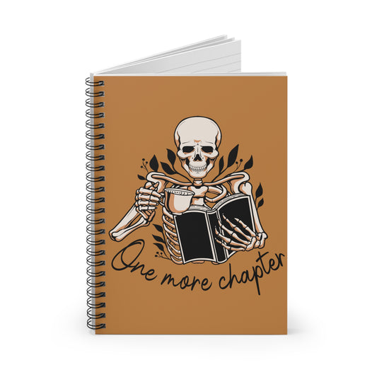 One More Chapter: Spiral Notebook - Log Books - Journals - Diaries - and More Custom Printed by TheGlassyLass