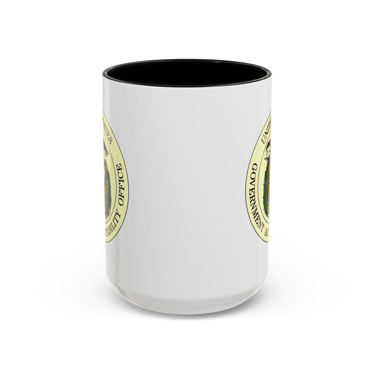 United States Government Accountability Office Seal Coffee Mug - Double Sided Black Accent White Ceramic 15oz by TheGlassyLass.com