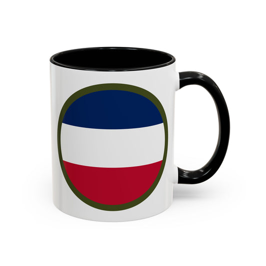 Army Forces Command (FORSCOM) Insignia Coffee Mug - Double Sided Black Accent Ceramic 11oz - by TheGlassyLass.com