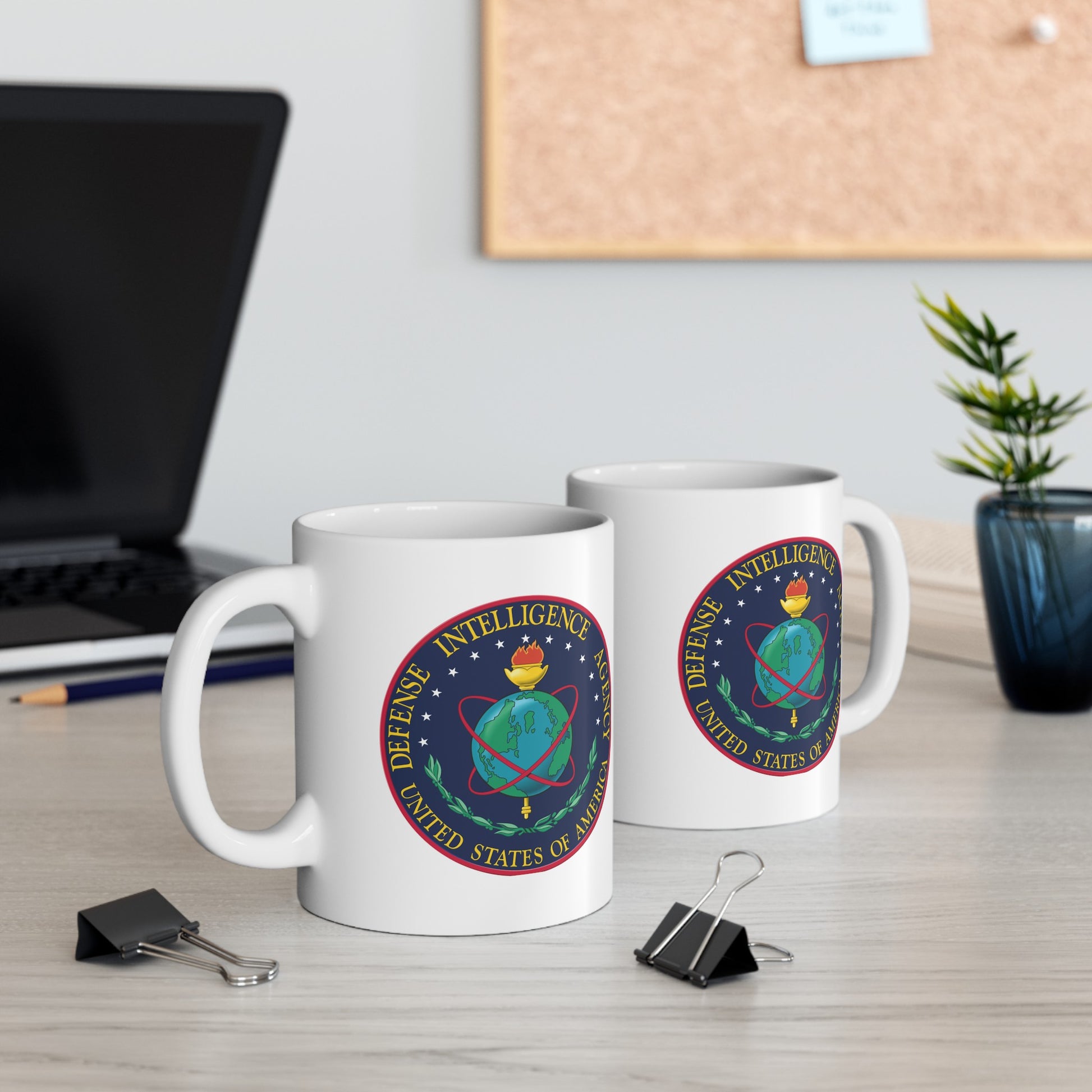 US Defense Intelligence Agency Coffee Mug - Double Sided White Ceramic 11oz by TheGlassyLass.com