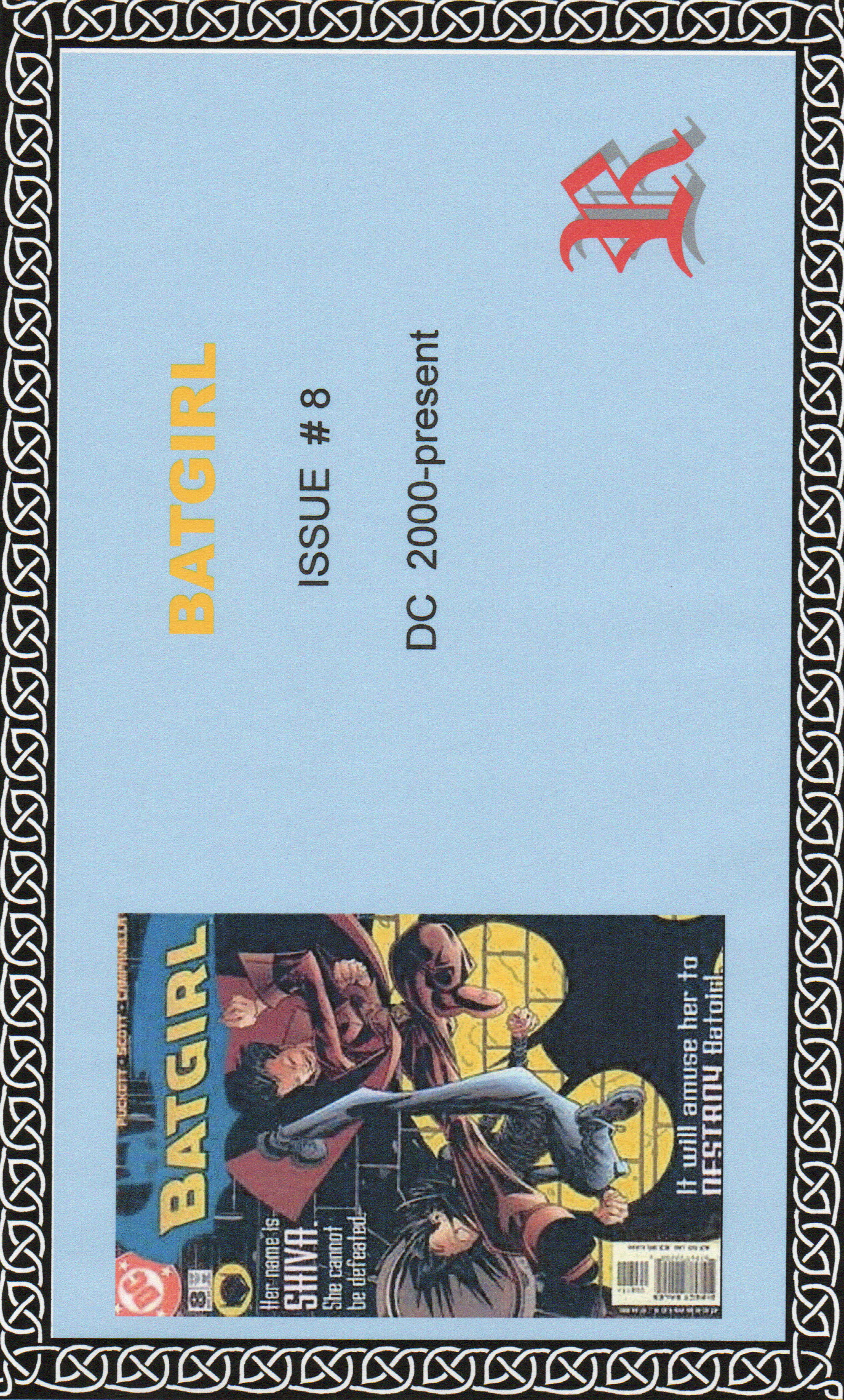 Batgirl #8 (1st Series) Comic Book by DC Comics at TheGlassyLass.com