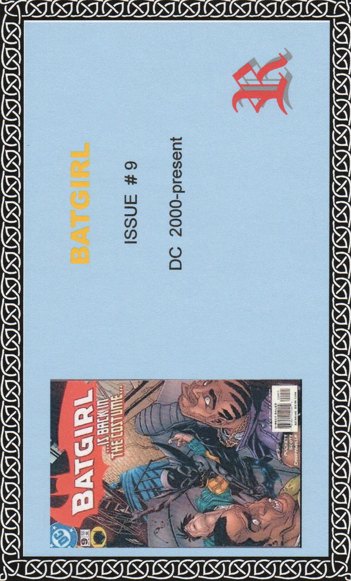Batgirl #9 (1st Series) Comic Book by DC Comics at TheGlassyLass.com