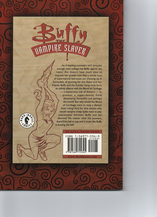 Buffy the Vampire Slayer “Blood of the Carthage” Trade Paperback by Dark Horse Comics at TheGlassyLass.com