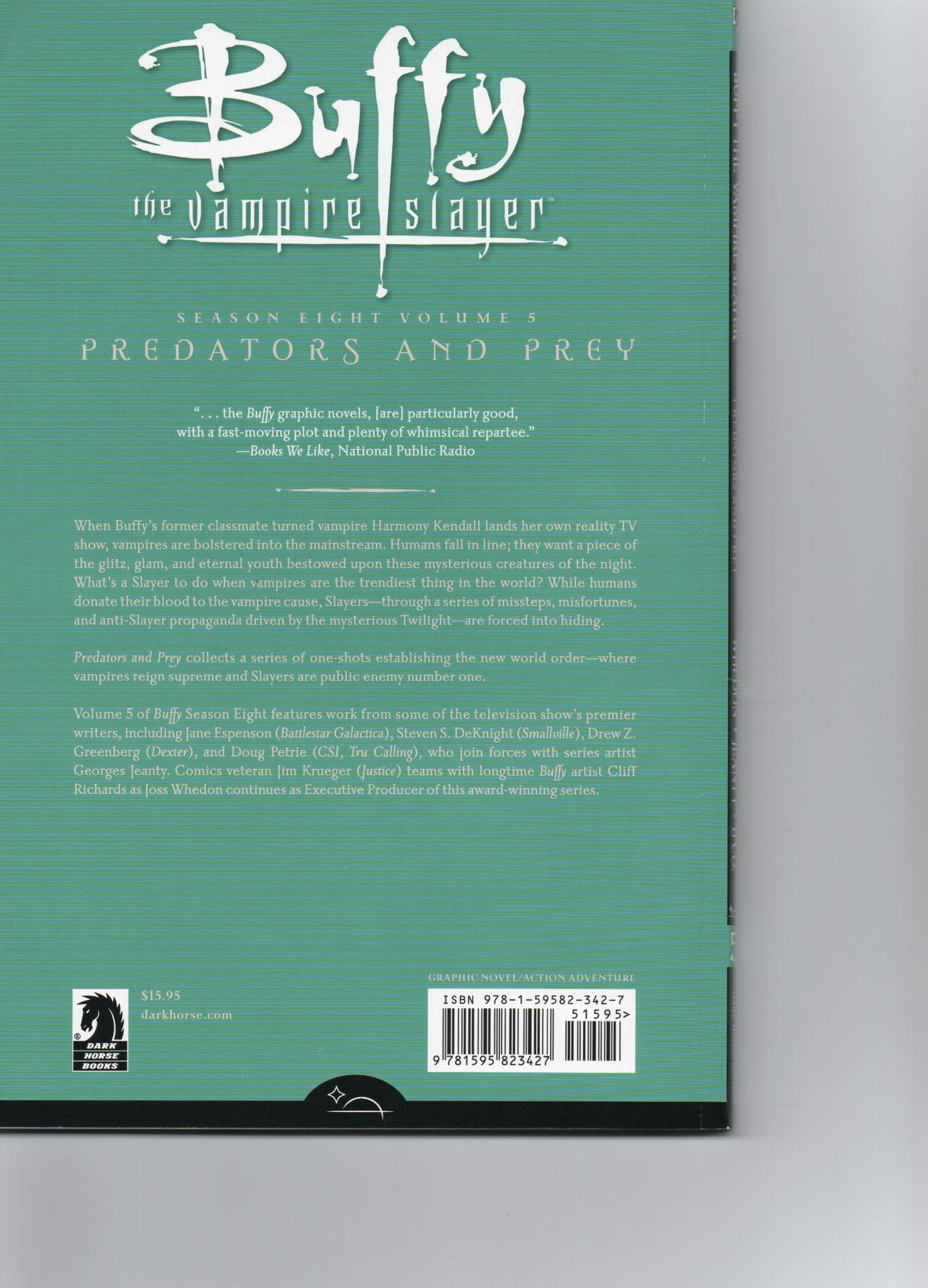Buffy The Vampire Slayer Predators and Prey Trade Paperback by Dark Horse Comics at TheGlassyLass.com