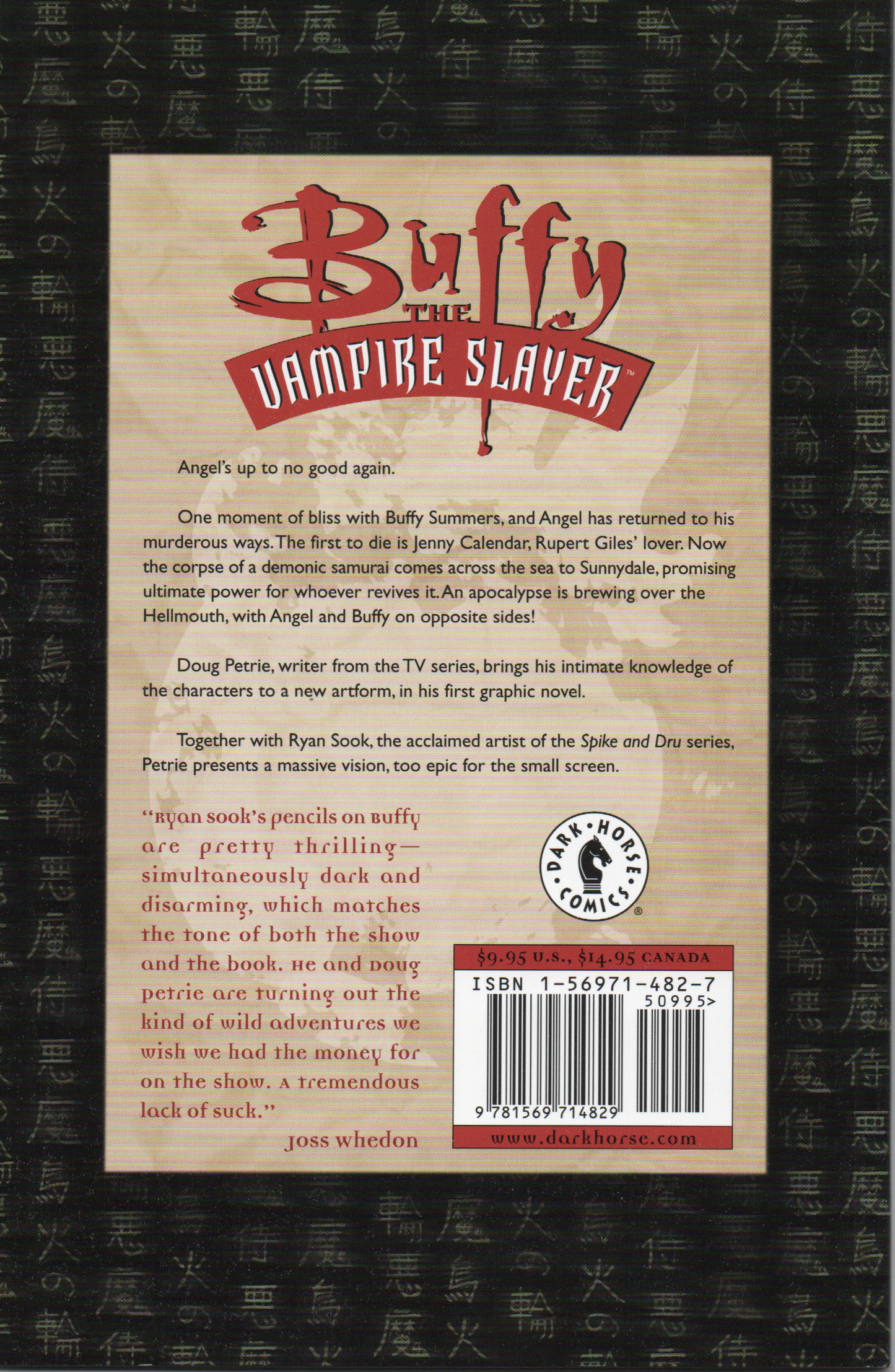 Buffy The Vampire Slayer Ring of Fire Trade Paperback by Dark Horse Comics at TheGlassyLass.com