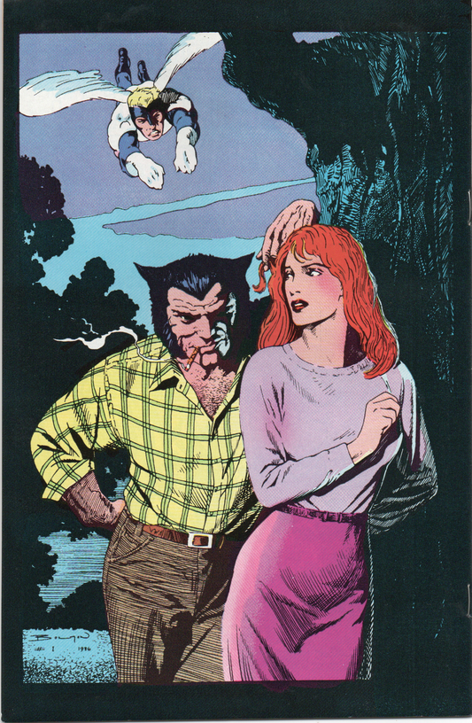 Classic X-Men #1 Comic Book From TheGlassyLass.com - Back Cover