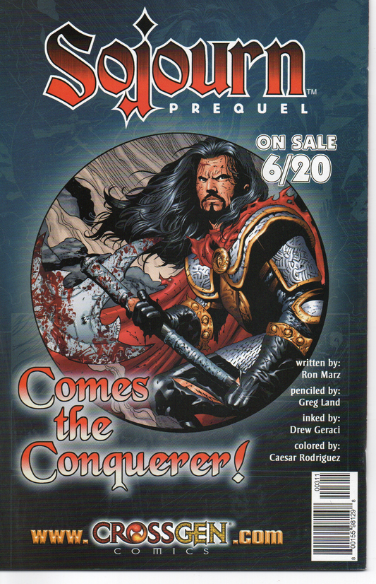 CrossGen Chronicles #3 Comic Book From TheGlassyLass.com - Back Cover