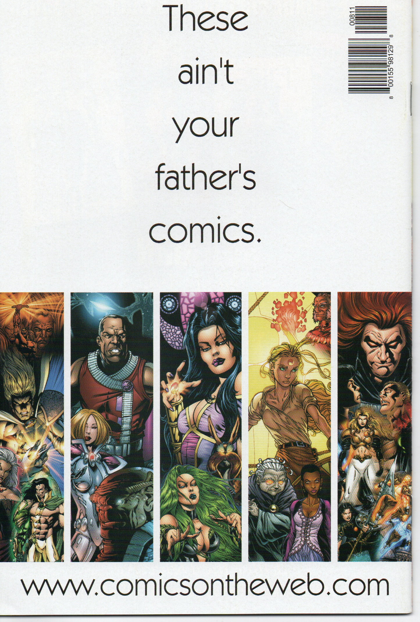CrossGen Chronicles #8 Comic Book From TheGlassyLass.com - Back Cover