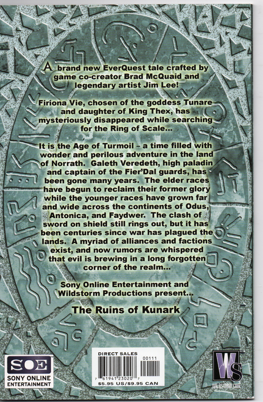 EverQuest: The Ruins of Kunark (Trade Paperback) From TheGlassyLass.com - Back Cover
