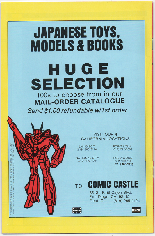 Ex-Mutants #1 Comic Book From TheGlassyLass.com - Back Cover