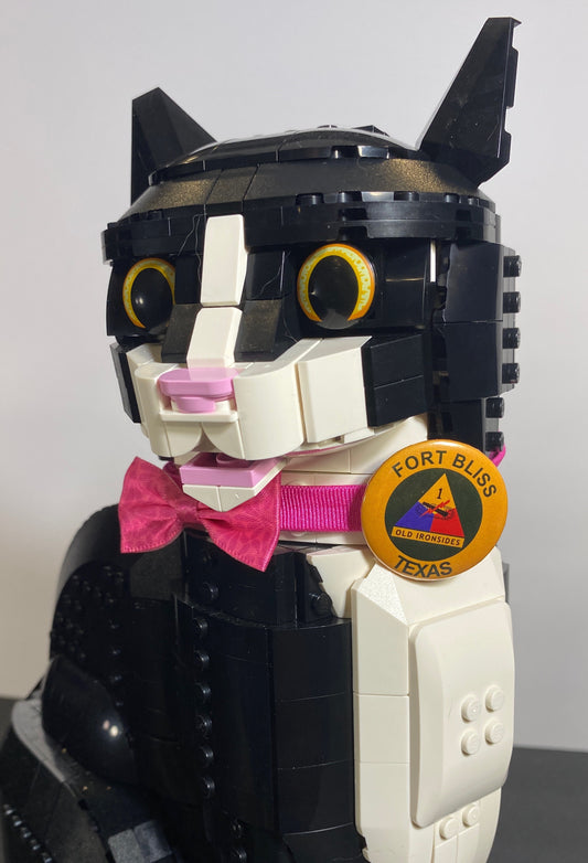 Army Base Fort Bliss Texas 1.25" Round Flair Pin Buttons by TheGlassyLass.com