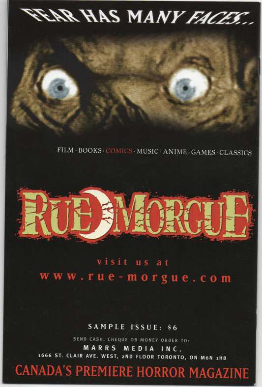 Halloween #1B Comic Book (Glow in the Dark Variant) From TheGlassyLass.com Back Cover