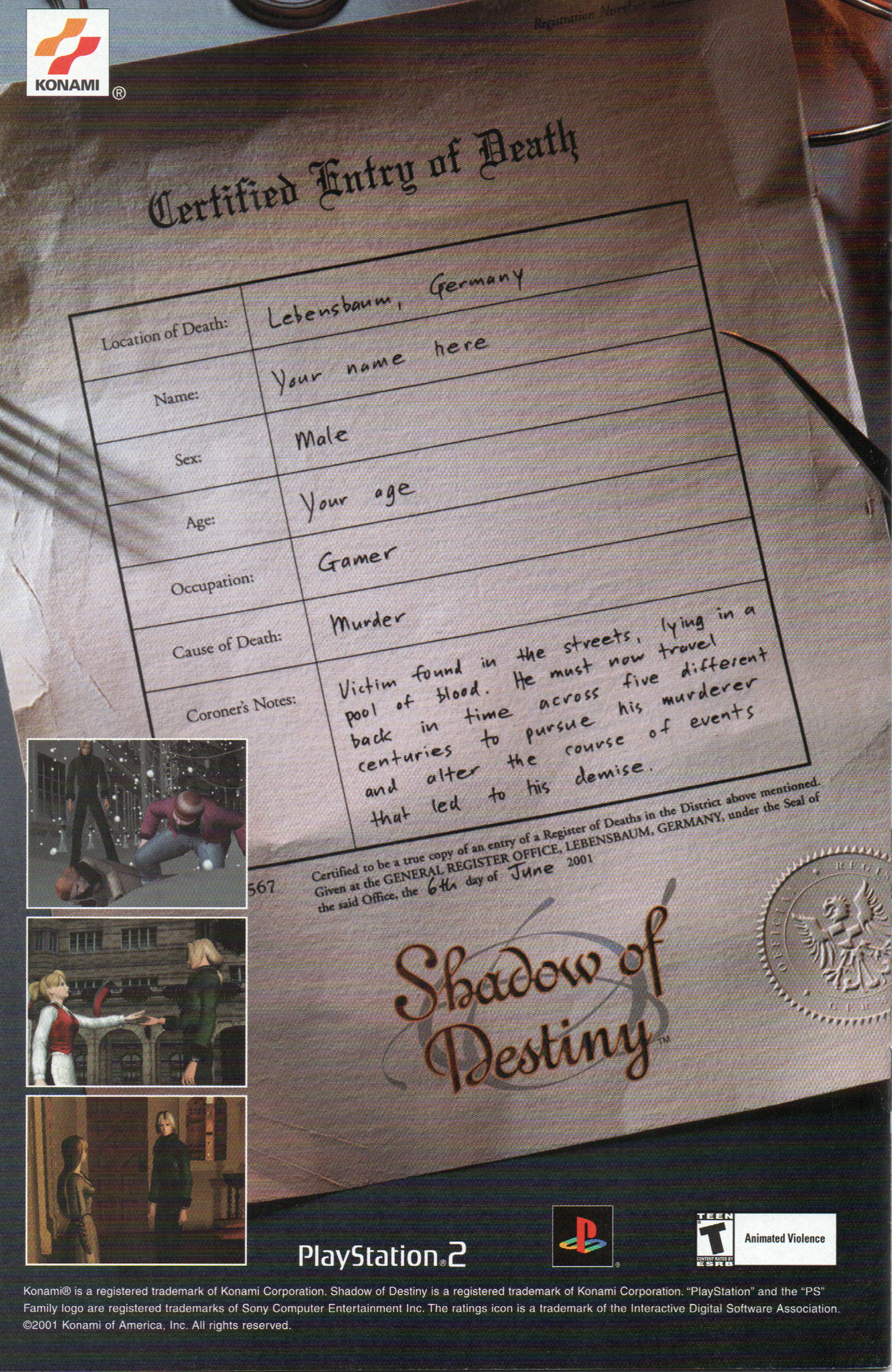 Jezebelle #4 Comic Book by Wildstorm From TheGlassyLass.com - Back Cover