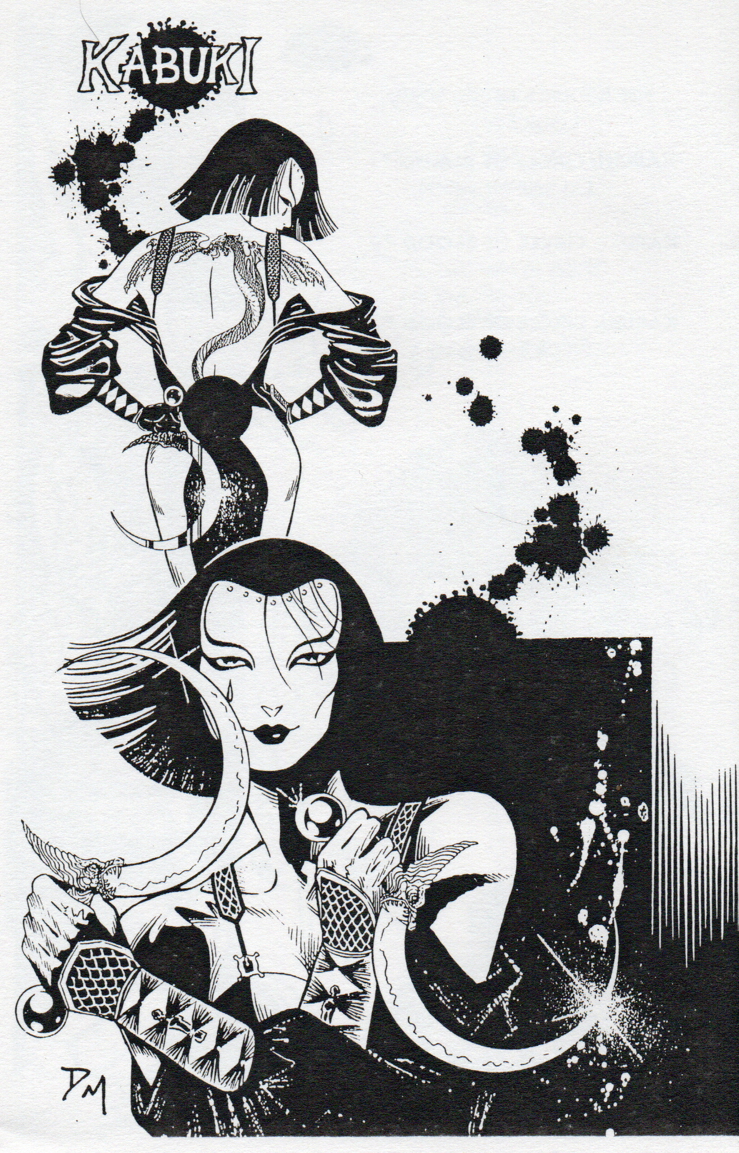 Kabuki Circle of Blood (Signed) Ashcan by David Mack From TheGlassyLass.com - Back Cover