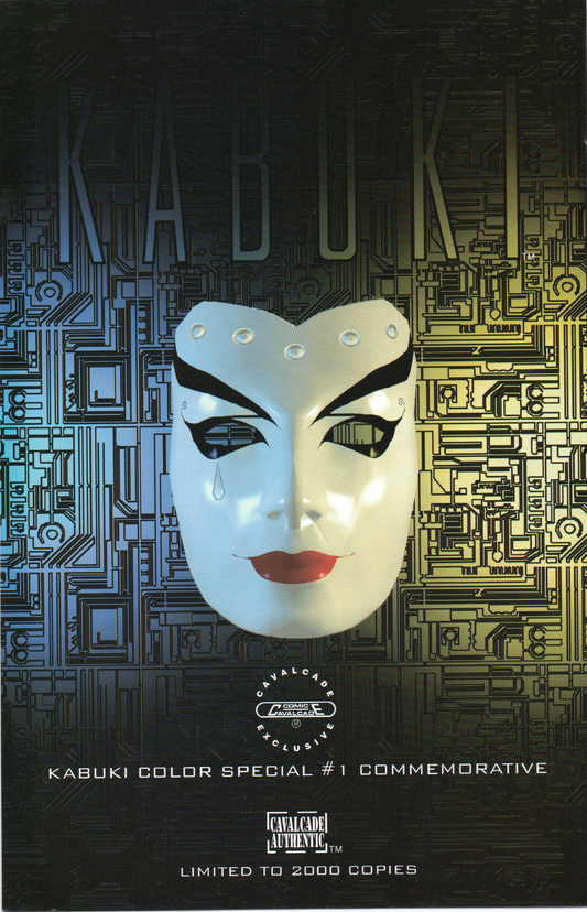 Kabuki Color Special (Variant Cover 1B) by David Mack Comic Book From TheGlassyLass.com - Back Cover