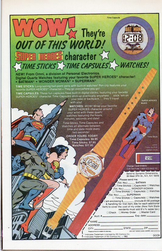 Masters of the Universe #1 Comic Book From TheGlassyLass.com (Back Cover)