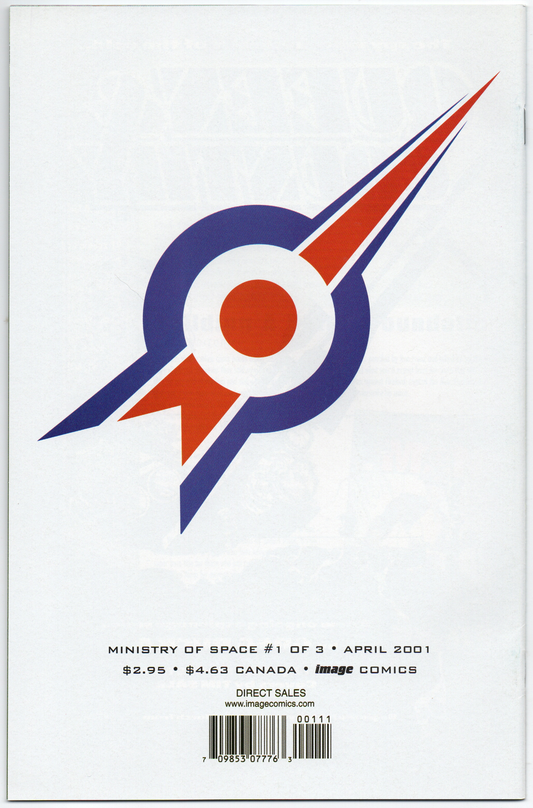 Ministry of Space #1 Comic Book From TheGlassyLass.com - Back Cover