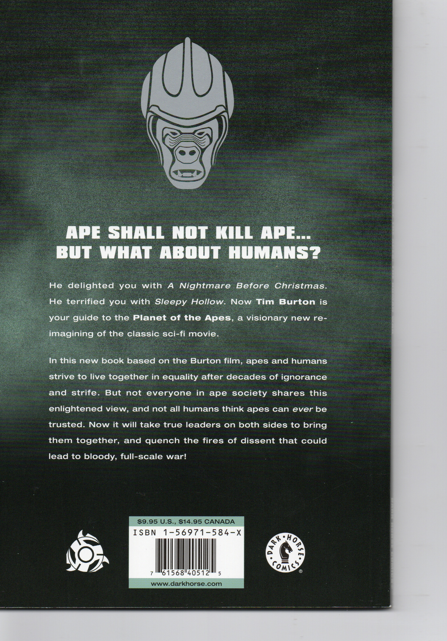 Planet of the Apes "The Human War" Trade Paperback by Dark Horse Comics at TheGlassyLass.com
