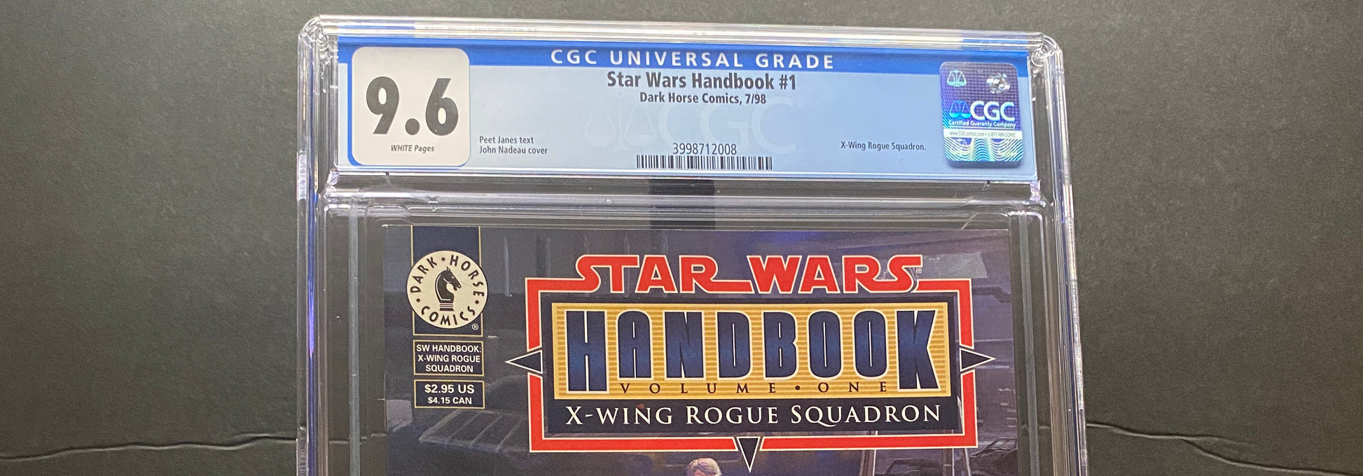 Star Wars X-Wing Rogue Squadron "Handbook" Volume I by Dark Horse Comics CGC 9.6 from TheGlassyLass (CGC Certification #3998712008)