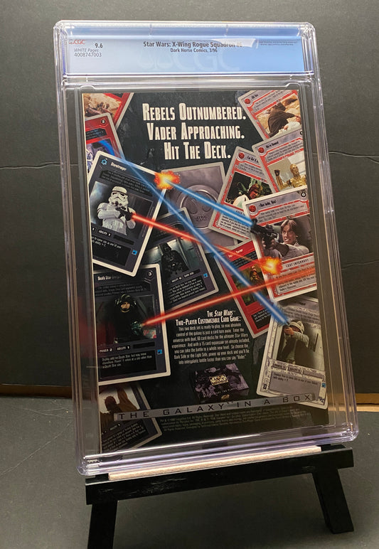 Star Wars X-Wing Squadron, "The Phantom Affair" by Dark Horse Comics. CGC Graded 9.6 offered by TheGlassyLass.com