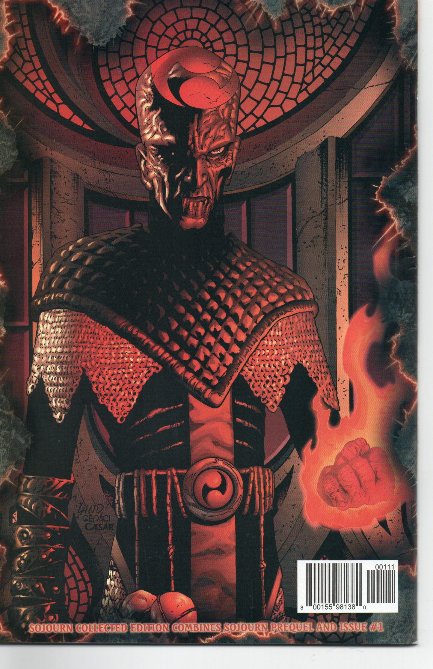 Sojourn Collected Edition Comic Book by CrossGen Comics at TheGlassyLass.com - Back Cover