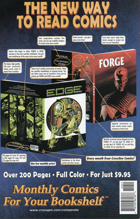 Sojourn #10 Comic Book by CrossGen Comics at TheGlassyLass.com - Back Cover