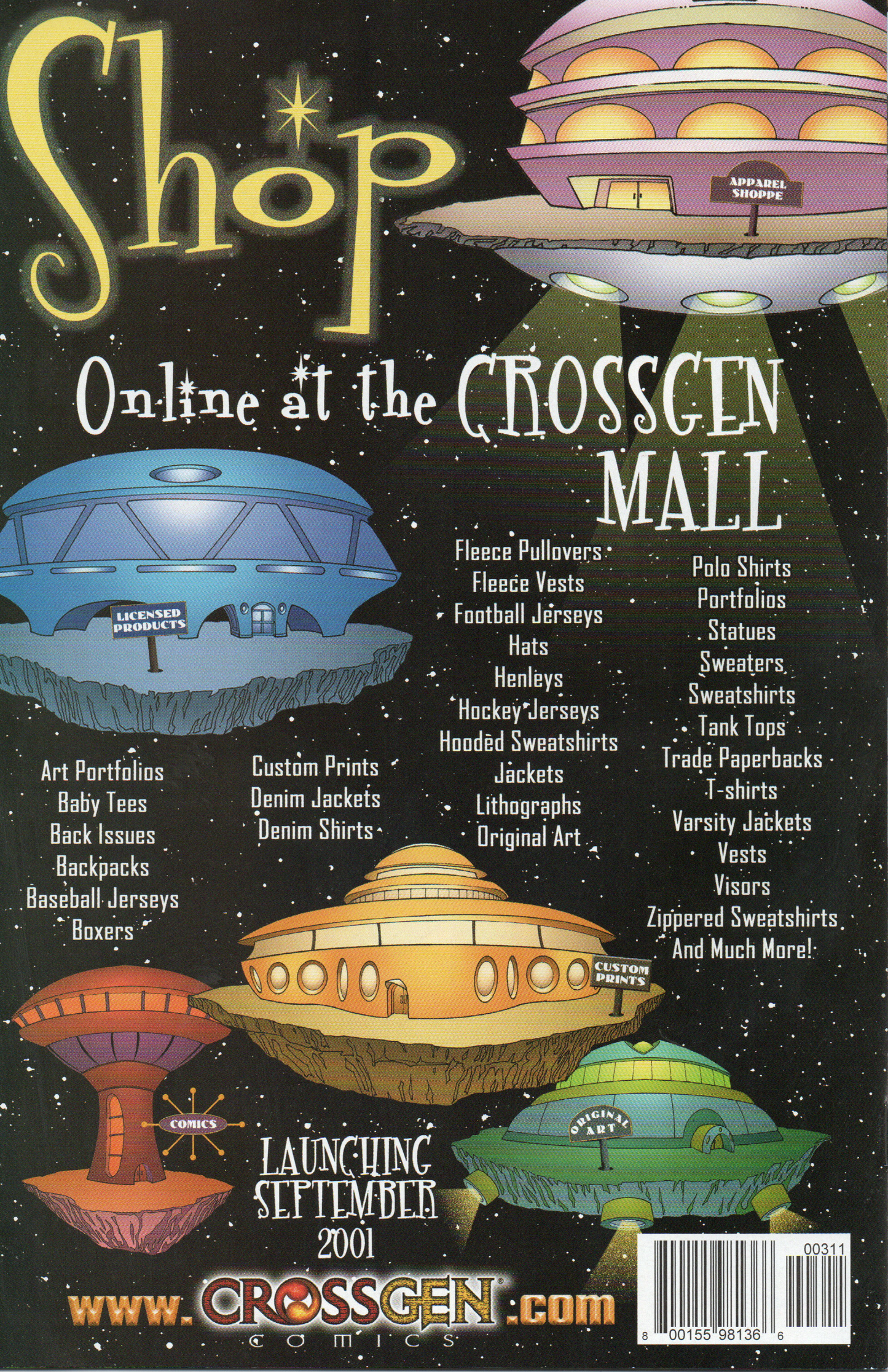 Sojourn #3 Comic Book by CrossGen Comics at TheGlassyLass.com - Back Cover