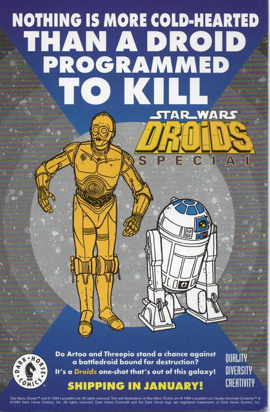 Star Wars "Dark Empire II" #1 Comic Book by Dark Horse Comics at TheGlassyLass.com