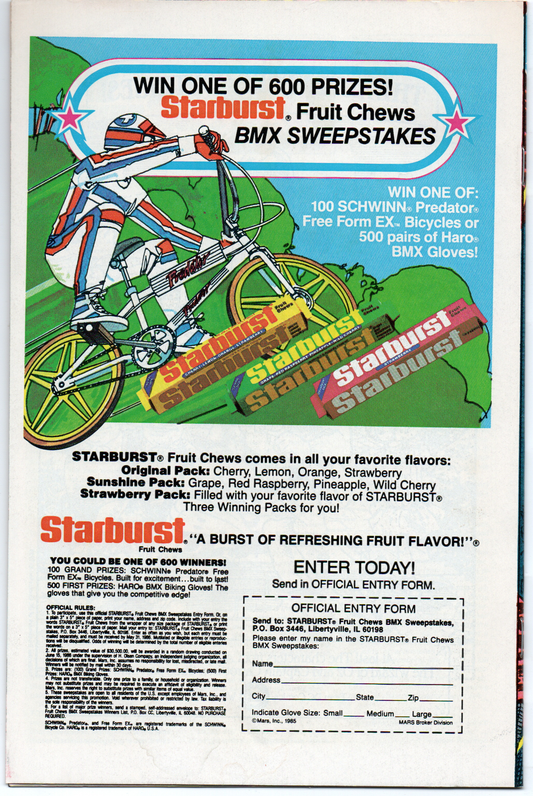 Tales of the Teen Titans #61 Comic Book From TheGlassyLass.com - Back Cover